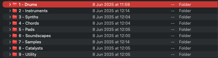 File structure | first layer